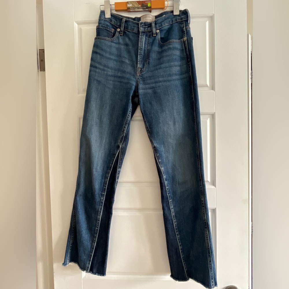 Everlane Women's Blue two-tone Boot Cut Jeans